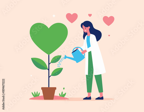 A romantic marriage proposal in a scenic outdoor landscape. Concept of engagement, commitment, and future life together.