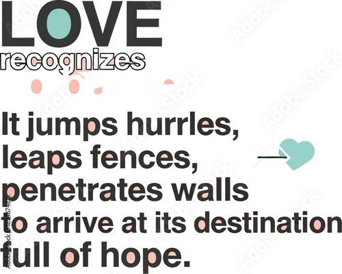 Inspirational Quote About Love Overcoming Barriers