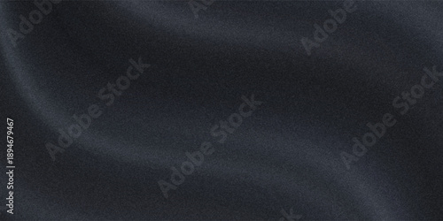 Black dark gray blue abstract elegant background. Drapery. Curtain. Fabric material. Soft folds.
