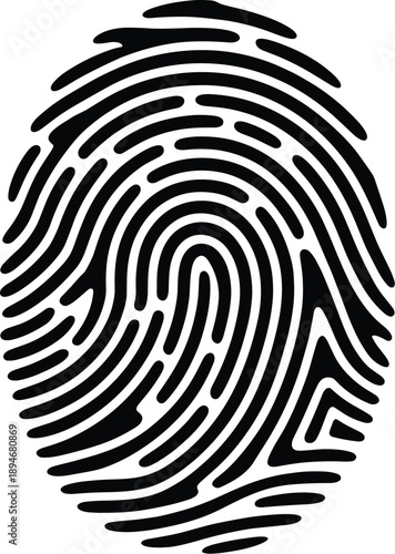 Detailed fingerprint scan biometric identification unique personal identity verification criminal investigation evidence modern technology security system authentication access control for law enforce