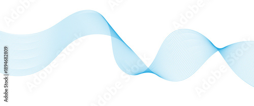 Stylized wavy abstract line art background. Vector illustration of wavy lines are used to website, graphic design and digital art.
