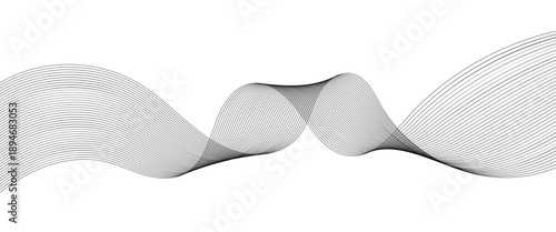 Dynamic vector abstract line isolated white background used for presentations, desktop wallpapers and digital art. Vector illustration.