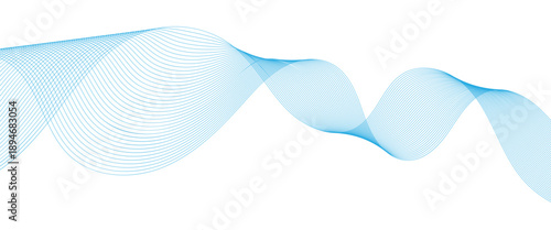 Dynamic vector abstract line isolated white background used for presentations, desktop wallpapers and digital art. Vector illustration.