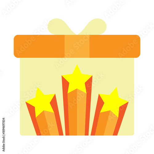 Bonus Gift Vector Flat Icon Design