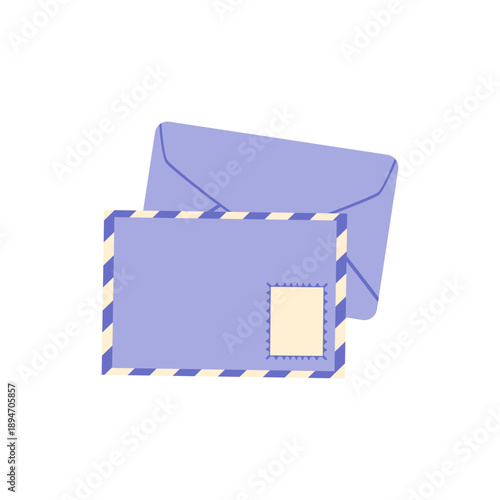 Antique Mail Ephemera Illustration - Vintage Postal Paper