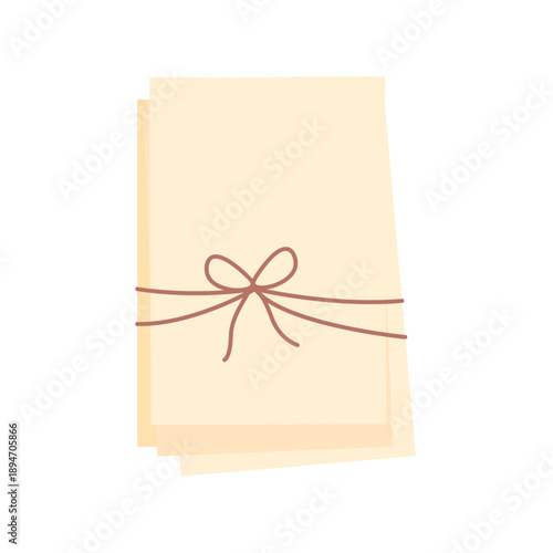 Antique Mail Ephemera Illustration - Vintage Postal Paper