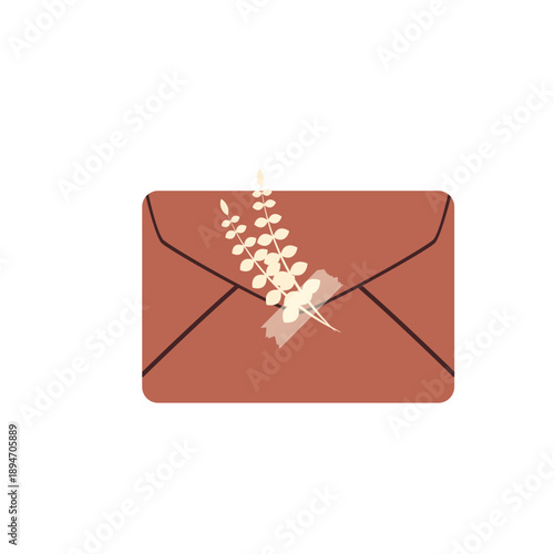 Antique Mail Ephemera Illustration - Vintage Postal Paper