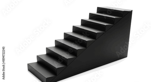 Abstract staircase and progress concept representing success journey, career growth, step by step improvement, business advancement, upward movement, achievement path, professional development, leader