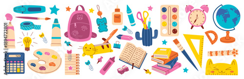  set of school supplies back to school various accessories