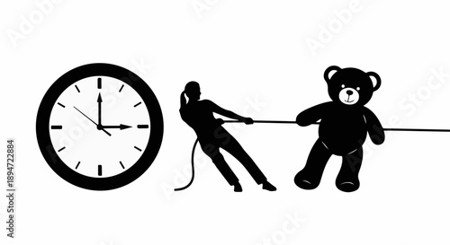 Childhood memories vs. growing up: a tug-of-war with time