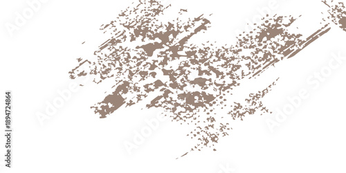 A grunge ink splash illustration of a black and white christmas tree decoration featuring a dark liquid texture with powder dust patterns and artistic eyeshadow color drops