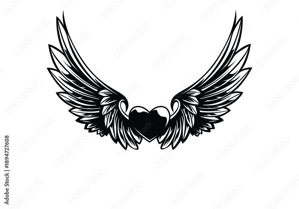 Obraz premium eagle with wings