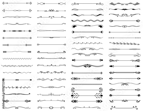 Vector Exquisite Ornamental and Page Decoration Designs elements.