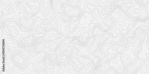 Seamless Black and White Topographic Map Pattern with Flowing Contour Lines
Vintage outdoor cartography style showing stylized terrain height and elevation details