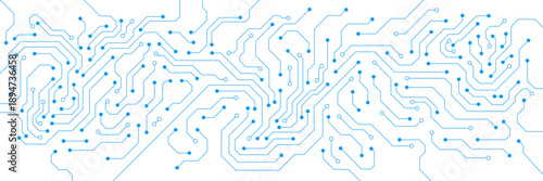 Abstract futuristic circuit board texture design. High computer technology concept. Suitable for communication and innovation. Vector