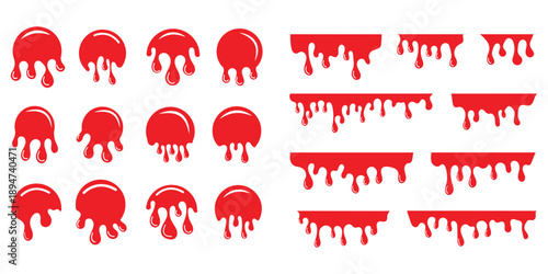 Black ink splatter isolated on white background. Vector watercolor paint brush texture. Ink splash and stain set. Grunge spray drop spatter, dirty blot splatters and splat. Abstract splash blobs