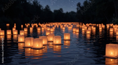 A mesmerizing scene of glow...