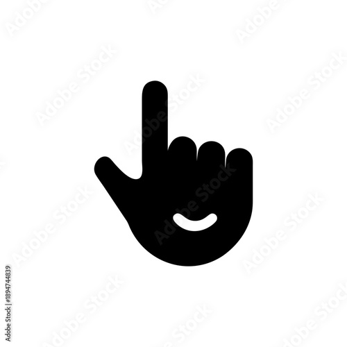 Crossed fingers hand gesture pictogram for luck hope and positive wish Vector illustration