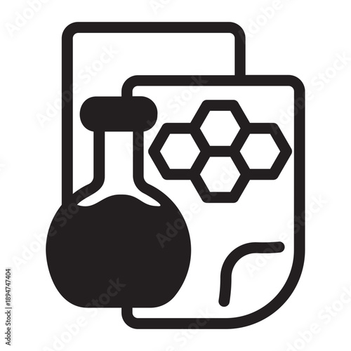 experiment results glyph icon