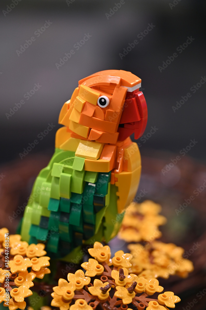 Fototapeta premium LEGO parrot 
