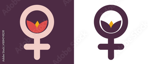 Female sign set. Modern design.