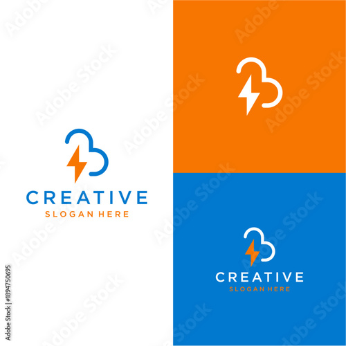 The icon combines a stylized letter “B” with a lightning bolt