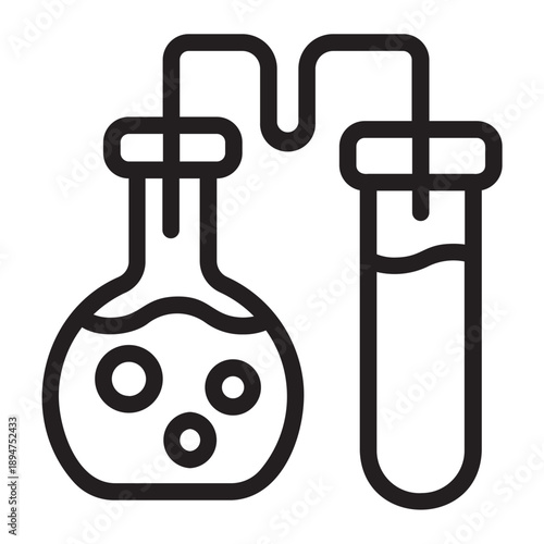 chemical line icon