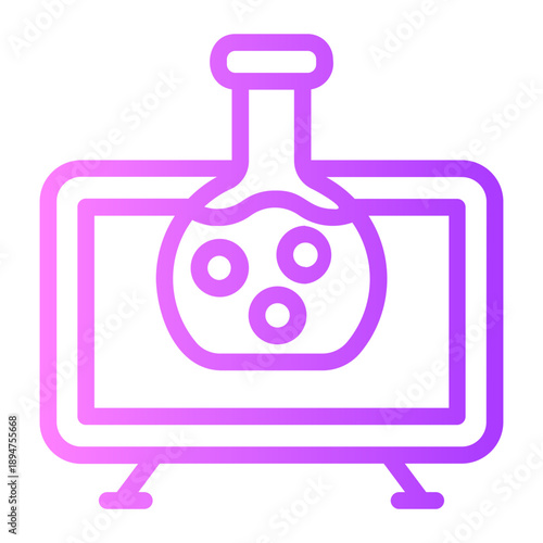 chemistry class gradient icon