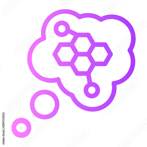 biology gradient icon