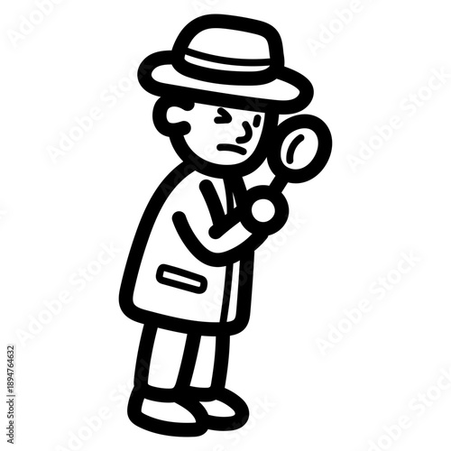 detective illustration