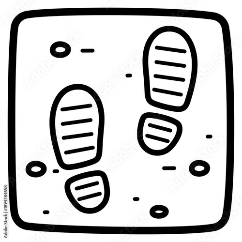 footprint illustration