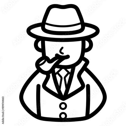 detective illustration