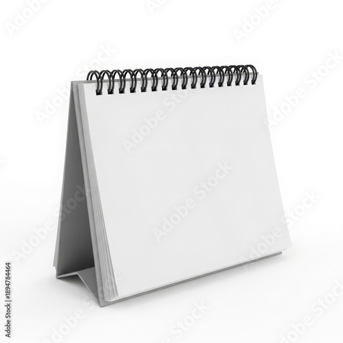 Blank desk calendar