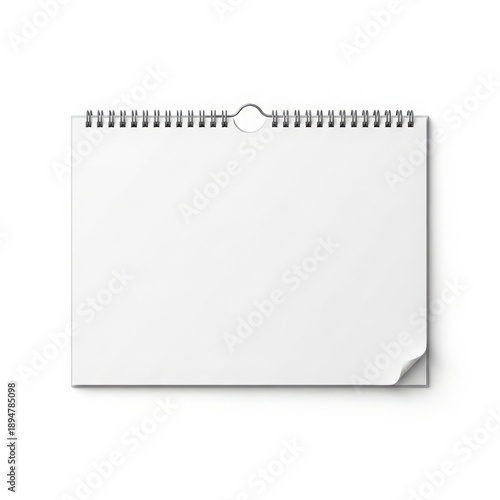 blank calendar paper 