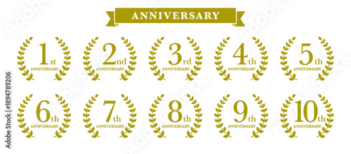 金色の月桂冠 アニバーサリー 1st〜10th セット