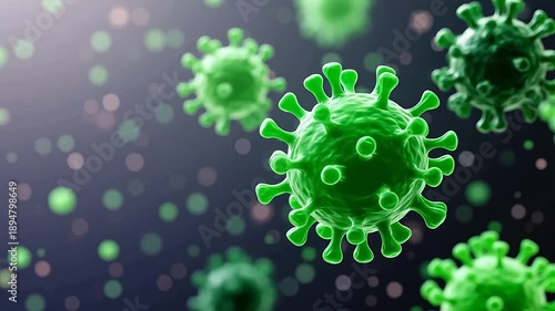 GreenVirusModelsonDarkCosmicBackground