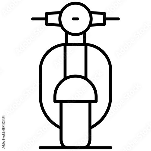 Vespa Icon Vector Element