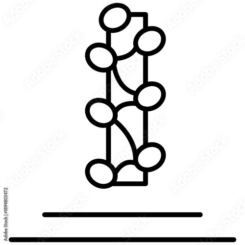 Vineyard Icon Vector Element