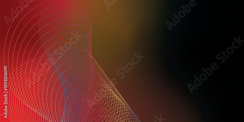 Abstract grainy gradient background with olive red and black glowing shapes and noise texture on black backdrop for banner poster and header design