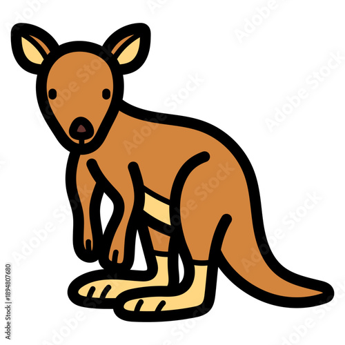 kangaroo illustration