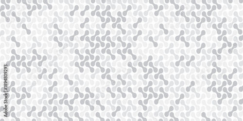 seamless pattern metal grid meatball wall decoration with chains circle wallpaper. white and gray paper ornament cover, page, banner template design.