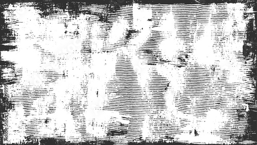 Wallpaper Mural Abstract grunge texture with horizontal glitch lines and noise. Ideal for backgrounds and designs. Black and white horizontal  line pattern abstract background texture lines. Torontodigital.ca
