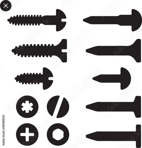 set of different tools for design