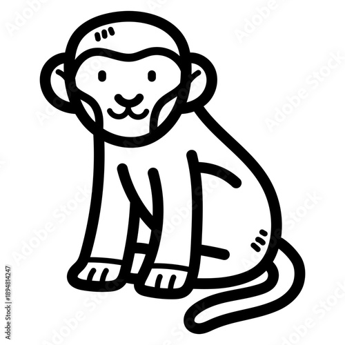 monkey illustration