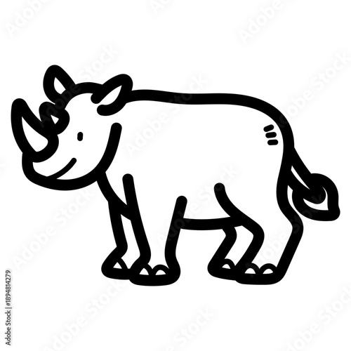rhinoceros illustration