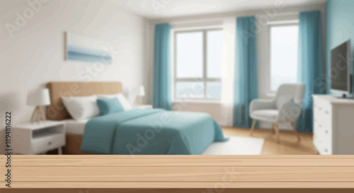 A softly lit bedroom with a comfortable bed and inviting armchair