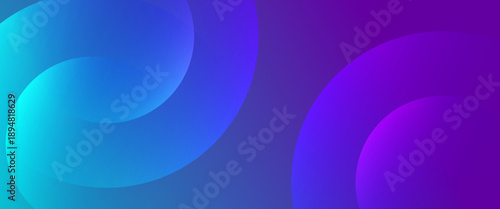 A modern vector background featuring overlapping translucent circles in a vivid blue and purple gradient. Perfect for creative tech branding and digital wallpapers.