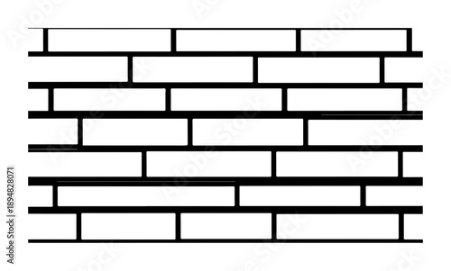 Illustrated brick wall