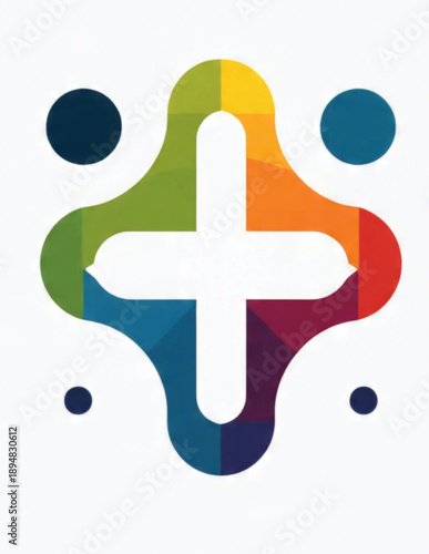 abstract background with cross