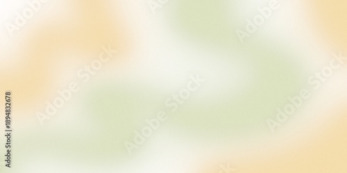 Abstract Sage Green and Cream Fluid Wave with Soft Motion Blur on White Background